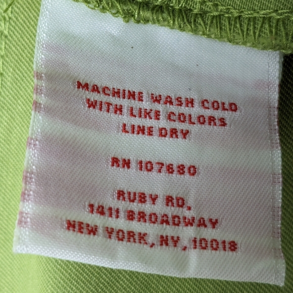 Ruby Rd Women's Jacket Green Blazer long sleeves pleats size 12 V-1 - Picture 9 of 10